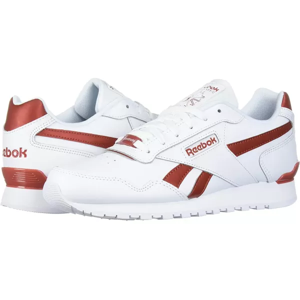 imageReebok Mens Classic Harman Run SneakerWhiteMason Red