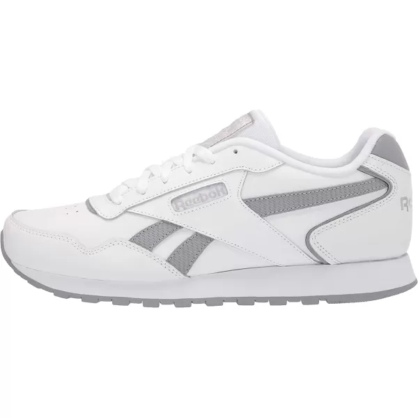 imageReebok Mens Classic Harman Run SneakerWhitePure Grey