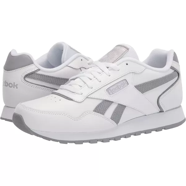 imageReebok Mens Classic Harman Run SneakerWhitePure Grey