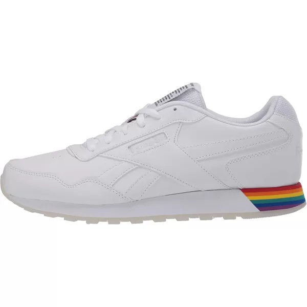 imageReebok Mens Classic Harman Run SneakerWhiteRainbow