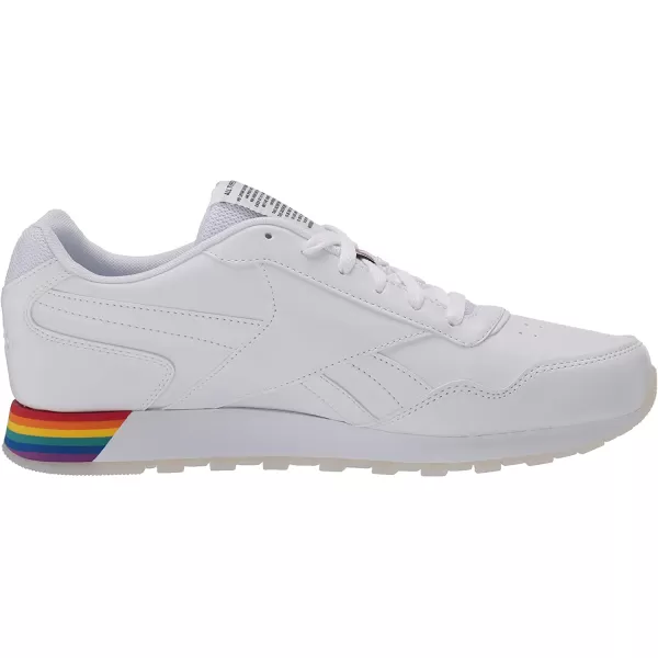 imageReebok Mens Classic Harman Run SneakerWhiteRainbow