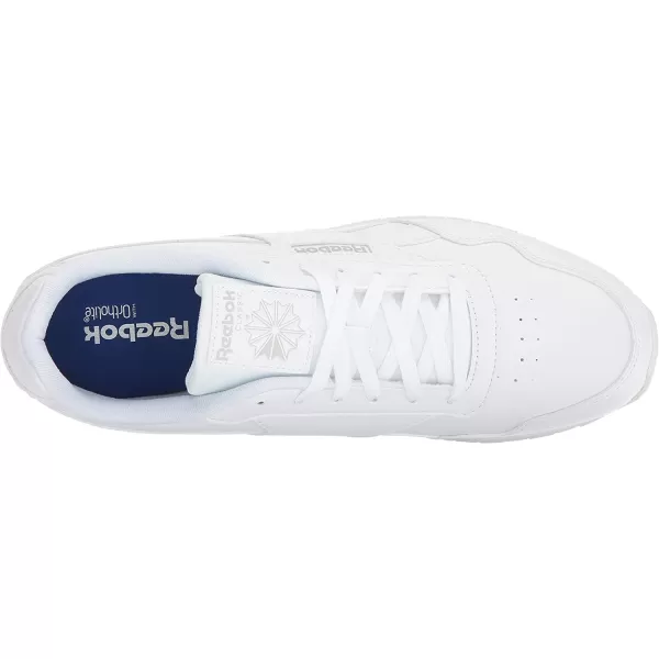 imageReebok Mens Classic Harman Run SneakerWhiteSteel