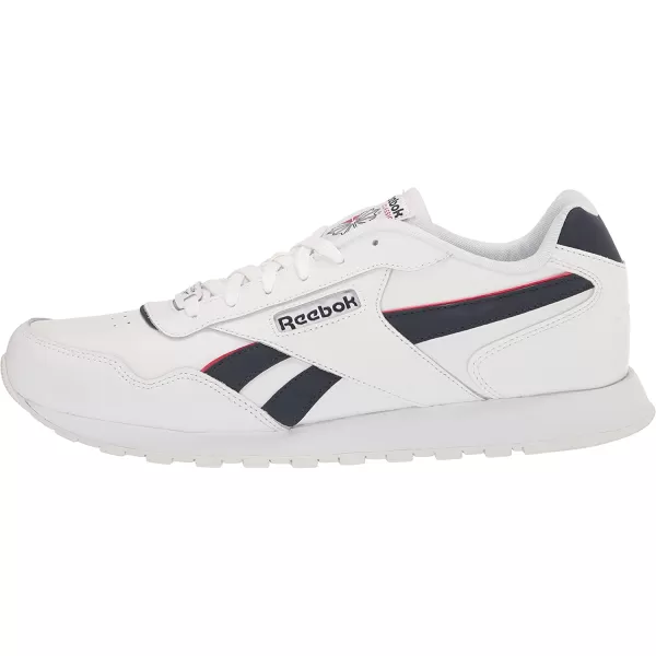 imageReebok Mens Classic Harman Run SneakerWhiteVector NavyVector Red 1