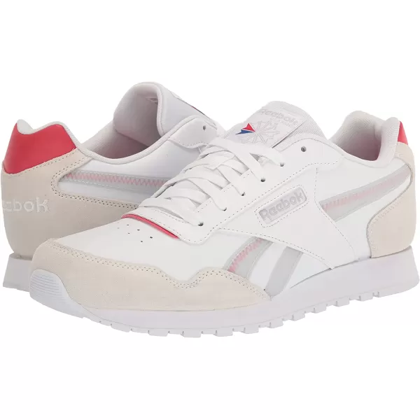 imageReebok Mens Classic Harman Run SneakerWhiteVector RedCold Grey