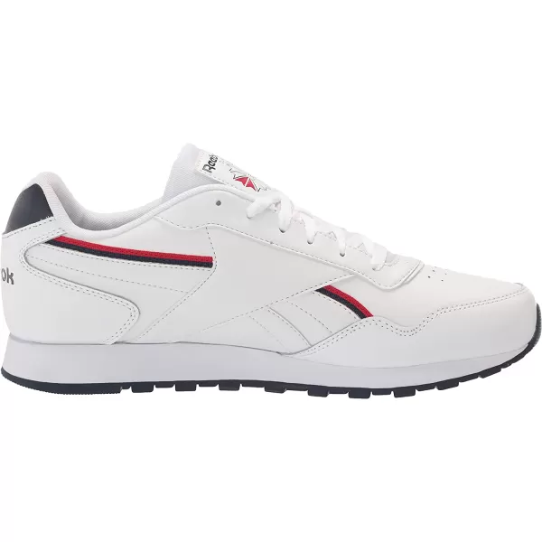 imageReebok Mens Classic Harman Run SneakerWhiteVector RedVector Navy