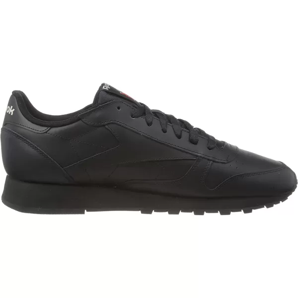 imageReebok Mens Classic Leather Sneaker  Core Black Core Black Pure Grey