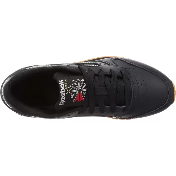 imageReebok Mens Classic Leather Sneaker  Core Black Pure Grey 5