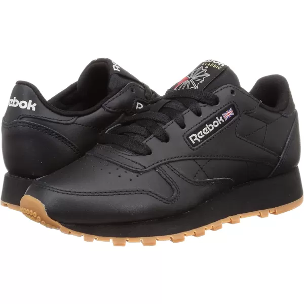 imageReebok Mens Classic Leather Sneaker  Core Black Pure Grey 5
