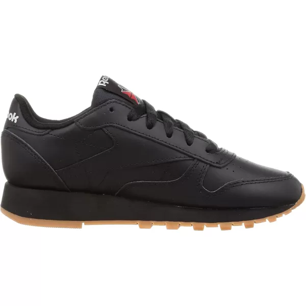 imageReebok Mens Classic Leather Sneaker  Core Black Pure Grey 5