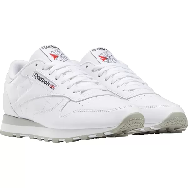 imageReebok Mens Classic Leather Sneaker  Ftwr White Pure Grey 3 Pure Grey 7