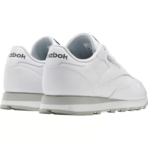 imageReebok Mens Classic Leather Sneaker  Ftwr White Pure Grey 3 Pure Grey 7