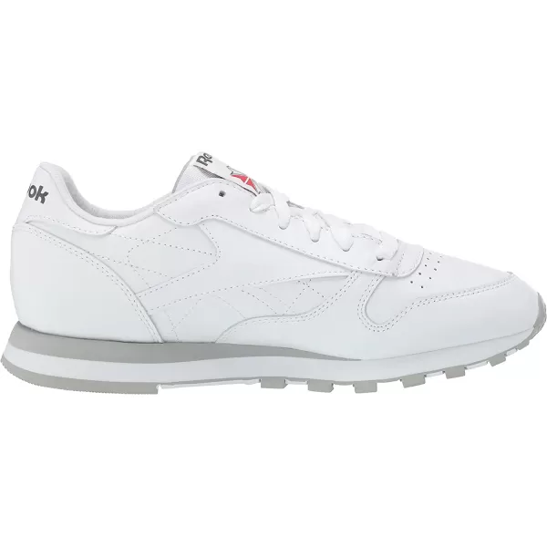 imageReebok Mens Classic Leather Sneaker  US White