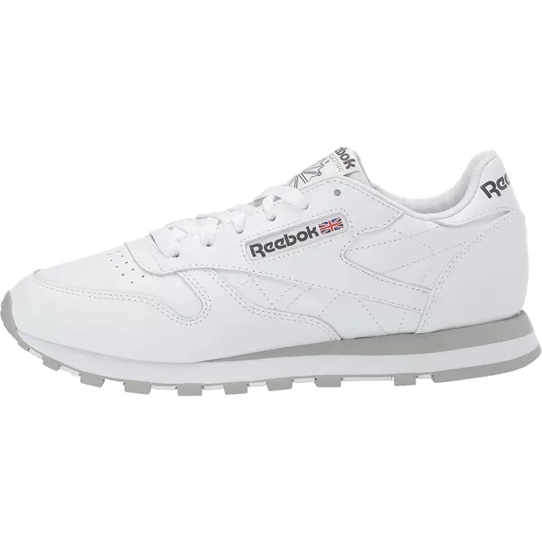 imageReebok Mens Classic Leather Sneaker  US White