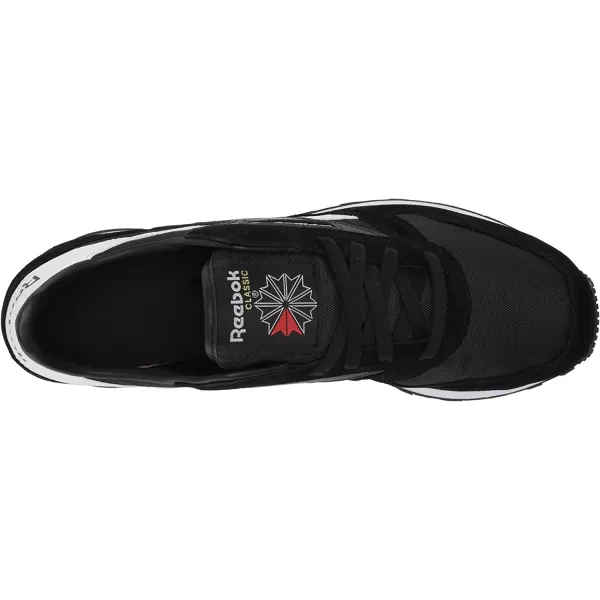 imageReebok Mens Classic Leather Sneaker in Black White and Black
