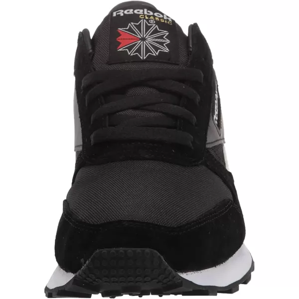 imageReebok Mens Classic Leather Sneaker in Black White and Black