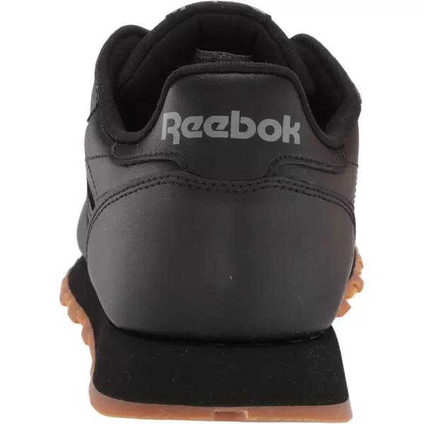 imageReebok Mens Classic Leather Sneaker in Black and Gum