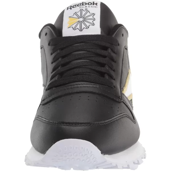 imageReebok Mens Classic Leather Sneaker in BlackWhiteGold Met