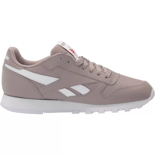 imageReebok Mens Classic Leather Sneaker in Boulder GreyWhiteVector Red