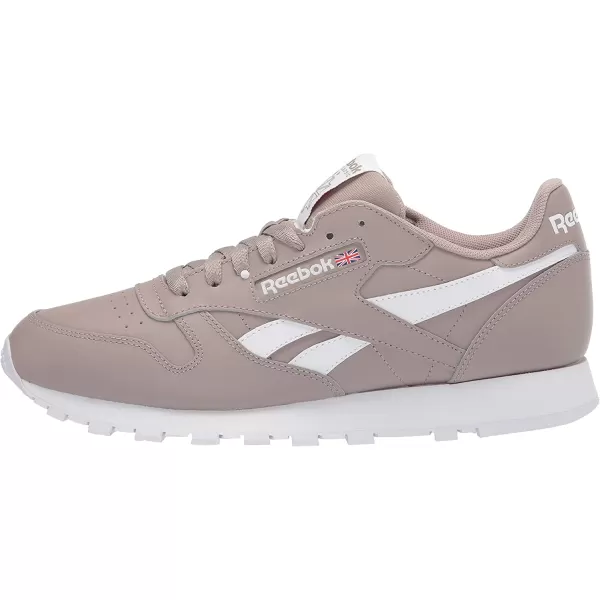 imageReebok Mens Classic Leather Sneaker in Boulder GreyWhiteVector Red