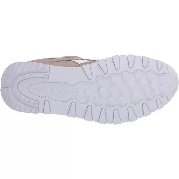 imageReebok Mens Classic Leather Sneaker in Boulder GreyWhiteVector Red