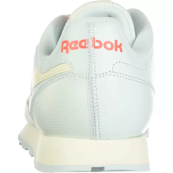 imageReebok Mens Classic Leather Sneaker in Chalk BlueClay WhiteOrchid Floral