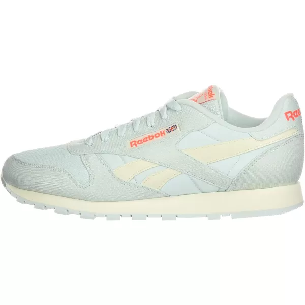 imageReebok Mens Classic Leather Sneaker in Chalk BlueClay WhiteOrchid Floral