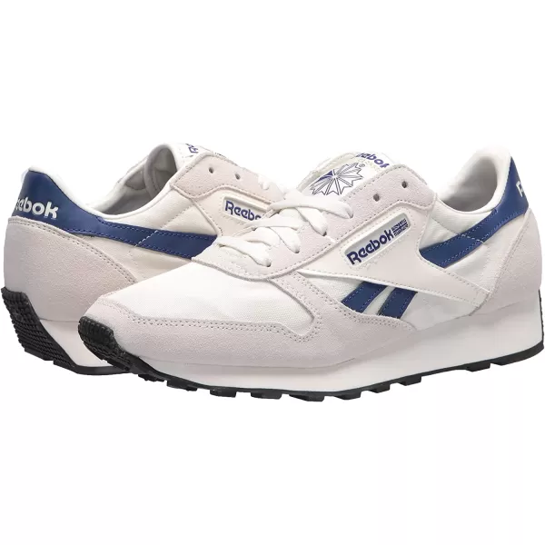 imageReebok Mens Classic Leather Sneaker in Chalk Cobalt and Black