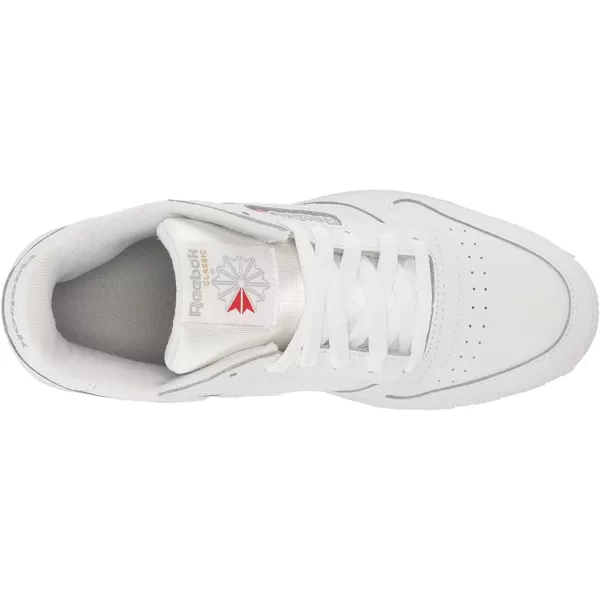 imageReebok Mens Classic Leather Sneaker in Chalk Grey and White