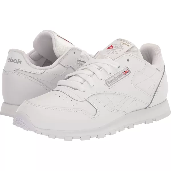 imageReebok Mens Classic Leather Sneaker in Chalk Grey and White