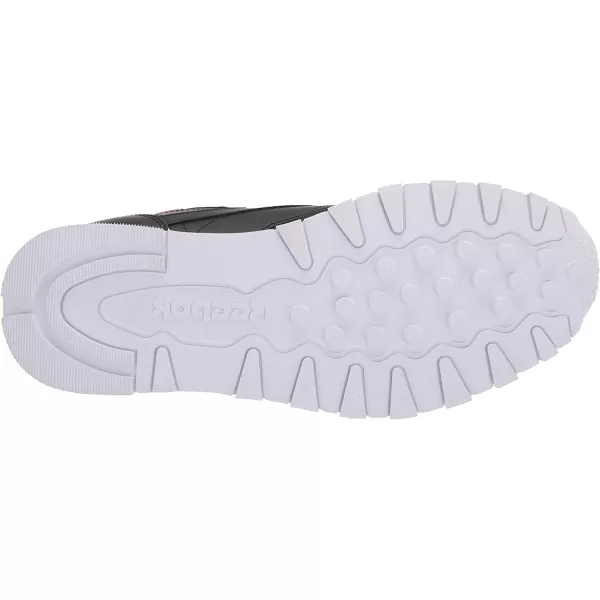 imageReebok Mens Classic Leather Sneaker in Core BlackWhiteOrange Flare