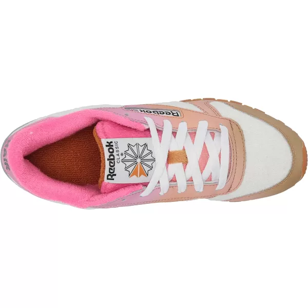 imageReebok Mens Classic Leather Sneaker in Daniel Moon Atomic Pink Radiant Ochre and Chalk