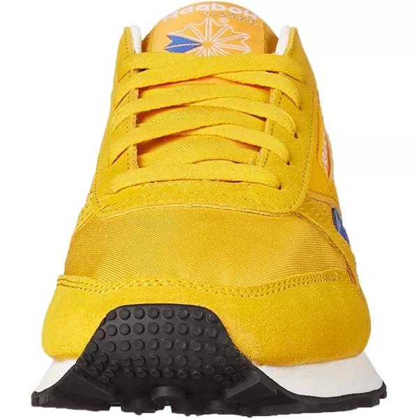 imageReebok Mens Classic Leather Sneaker in Fierce Gold Collegiate Gold and Blue Blast