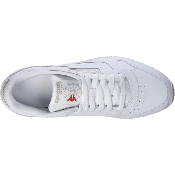 imageReebok Mens Classic Leather Sneaker in Ftwr White Ftwr White and Pure Grey