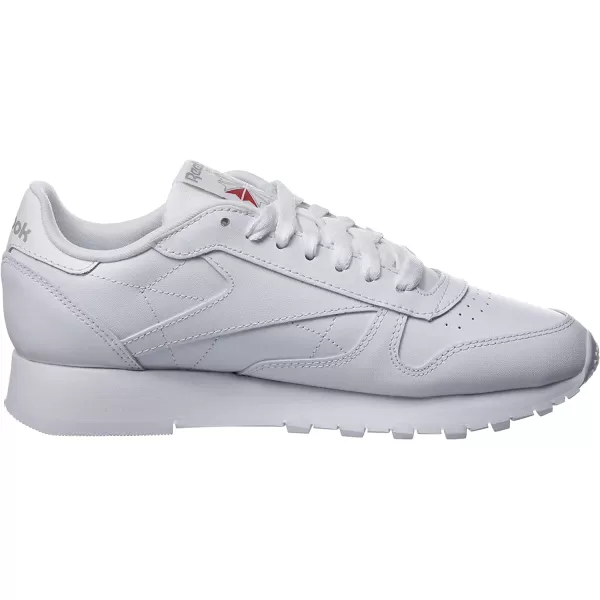 imageReebok Mens Classic Leather Sneaker in Ftwr White Ftwr White and Pure Grey