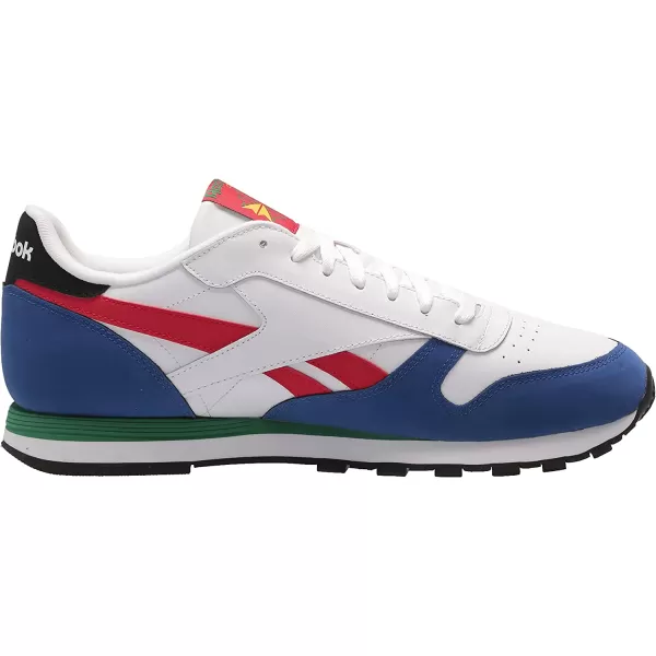 imageReebok Mens Classic Leather Sneaker in Ftwr WhiteBright CobaltVector Red