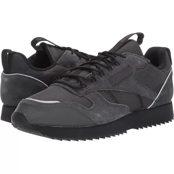 imageReebok Mens Classic Leather Sneaker in Grey Black and Panton