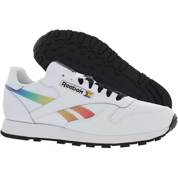 imageReebok Mens Classic Leather Sneaker in Pride White and Black