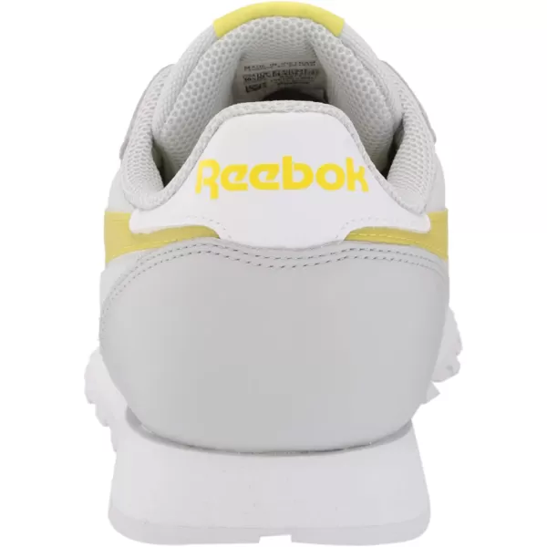 imageReebok Mens Classic Leather Sneaker in Pure Grey Chartreuse and White