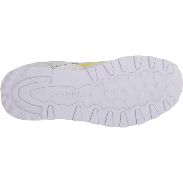 imageReebok Mens Classic Leather Sneaker in Pure Grey Chartreuse and White