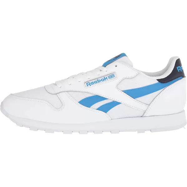 imageReebok Mens Classic Leather Sneaker in Vector Navy Horizon Blue and White