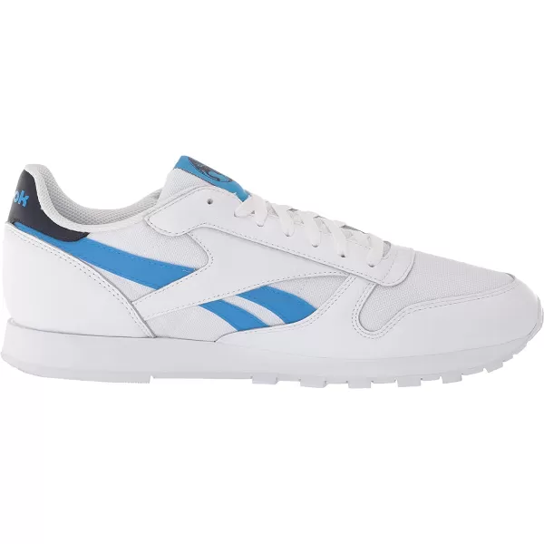 imageReebok Mens Classic Leather Sneaker in Vector Navy Horizon Blue and White