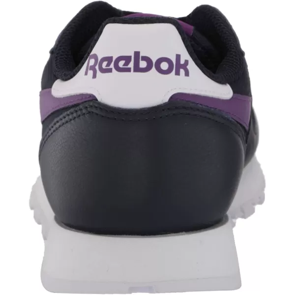 imageReebok Mens Classic Leather Sneaker in Vector Navy Regal Purple and White