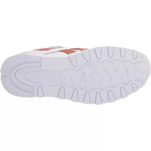 imageReebok Mens Classic Leather Sneaker in White Baked Earth and Vector Red