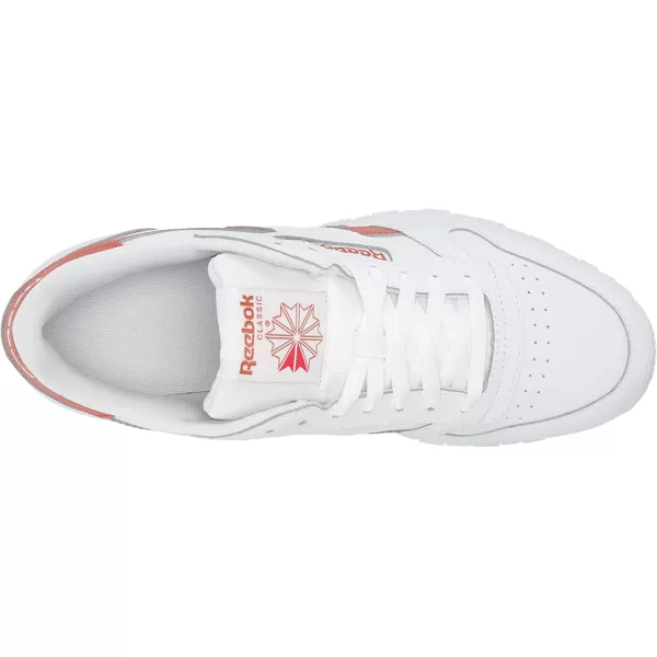 imageReebok Mens Classic Leather Sneaker in White Baked Earth and Vector Red