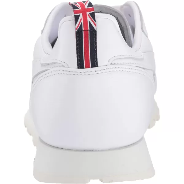 imageReebok Mens Classic Leather Sneaker in White Chalk and Vector Navy