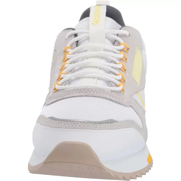 imageReebok Mens Classic Leather Sneaker in White Lemon Glow and Toxic Yellow