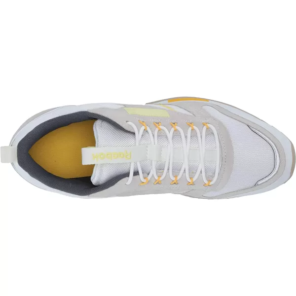 imageReebok Mens Classic Leather Sneaker in White Lemon Glow and Toxic Yellow