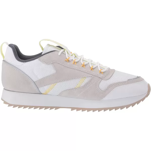 imageReebok Mens Classic Leather Sneaker in White Lemon Glow and Toxic Yellow