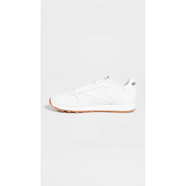 imageReebok Mens Classic Leather Sneaker in White and Gum