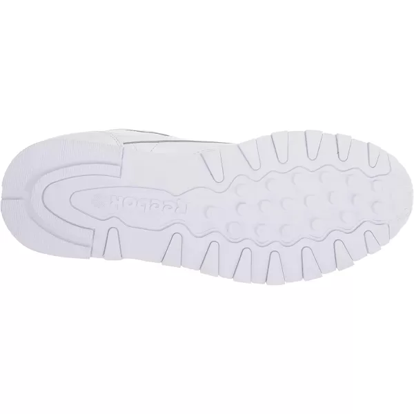 imageReebok Mens Classic Leather Sneaker in WhiteBlackMet Silver